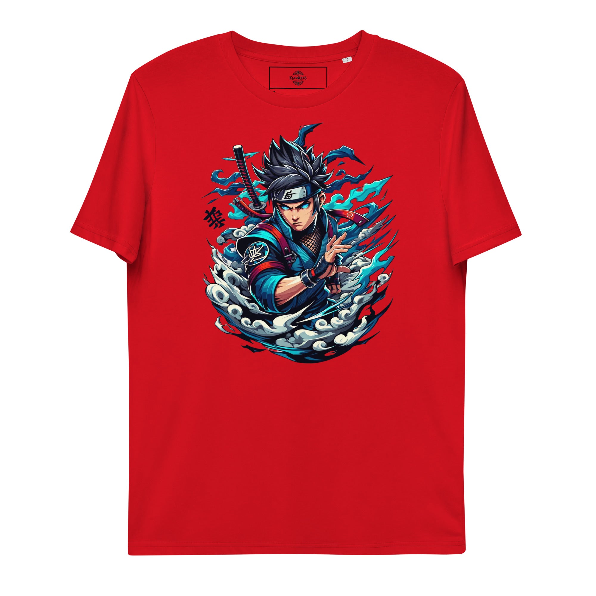 KlevaKeys Unisex Elemental Ninja Strike Tee Organic Cotton T-shirt