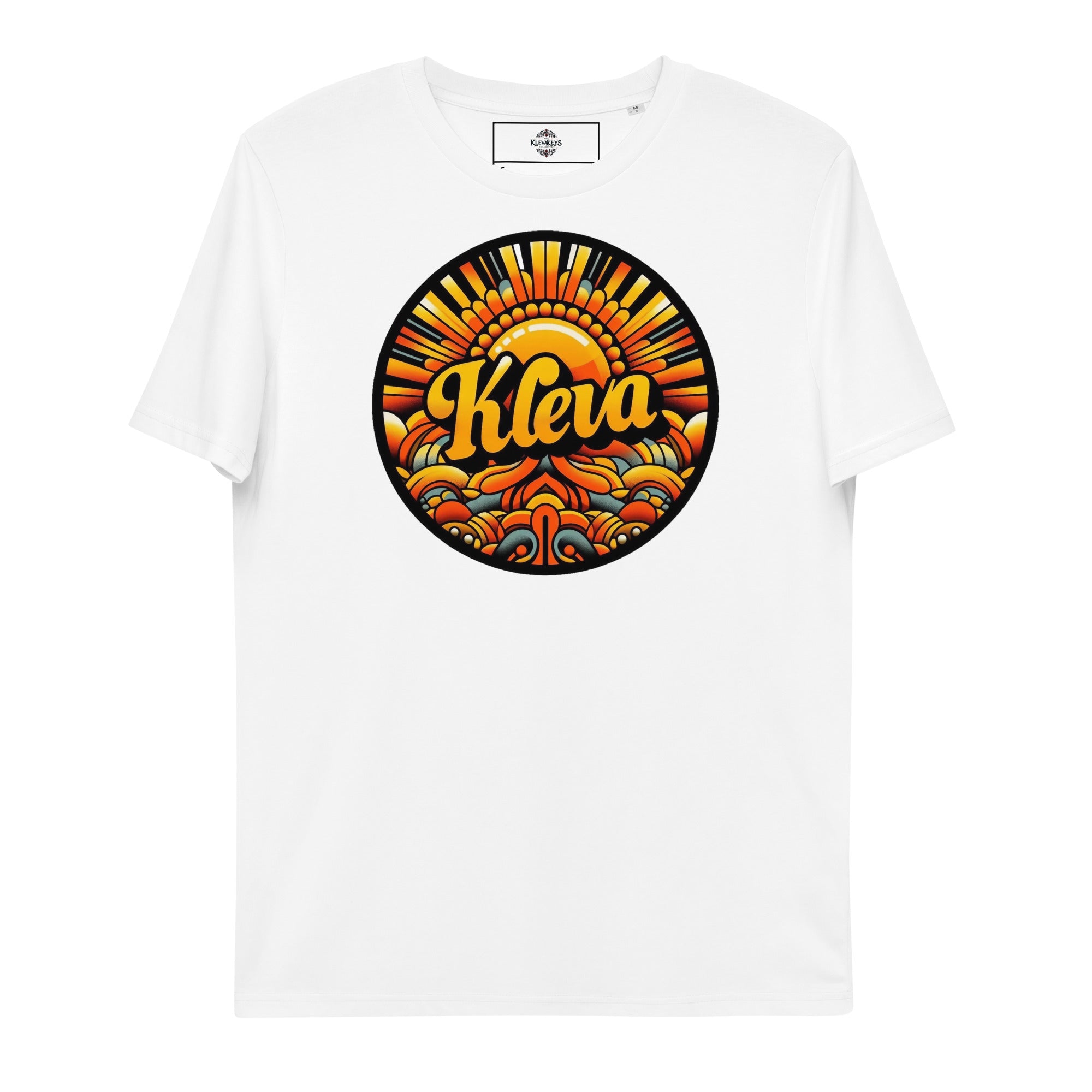 KLEVA Sunburst Harmony Unisex Organic Cotton T-Shirt